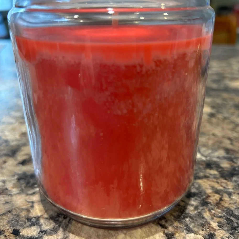 Juicy Watermelon Slice Candle - Red‎